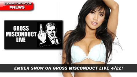 News Ember Snow On Gross Misconduct Live April 22nd Star Factory