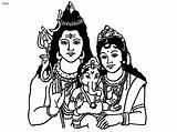 Shiva Parvati Shiv Hindu Parvathi Colouring Shivaratri Goddesses Maha Ganesh Ganesha Kids Clipground Siva Drawings Webstockreview Iweky sketch template