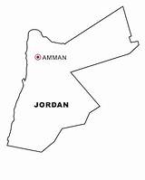 Jordania Jordanien Giordania Landkarten Geografie Pegar Recortar Nazioni Malvorlage sketch template