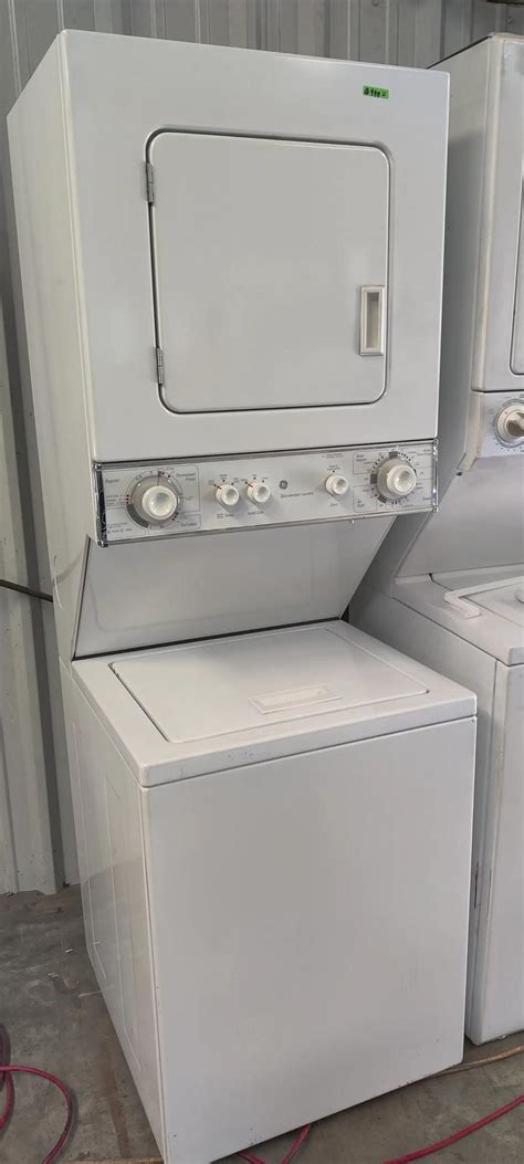 ge  stackable top load washer  electric dryer delivery fee depends  add  sale