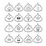 Poop Coloring Emoji Pages Clipart Printable Related Posts sketch template