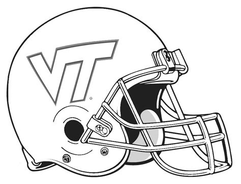football helmet coloring sheet  svg cut files  design