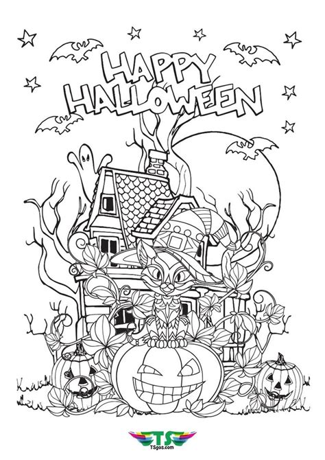 happy halloween coloring page halloween coloring pages coloring