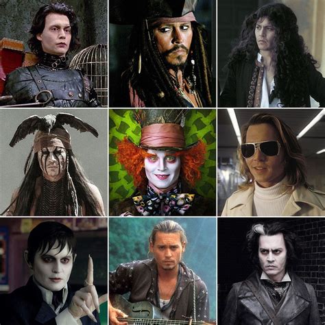 man   faces turns  today whos  favorite johnny depp