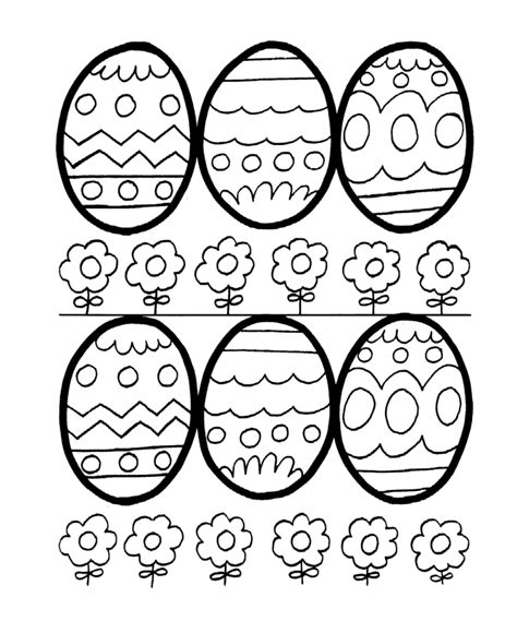 easter egg coloring pages bluebonkers easy easter egg outlines