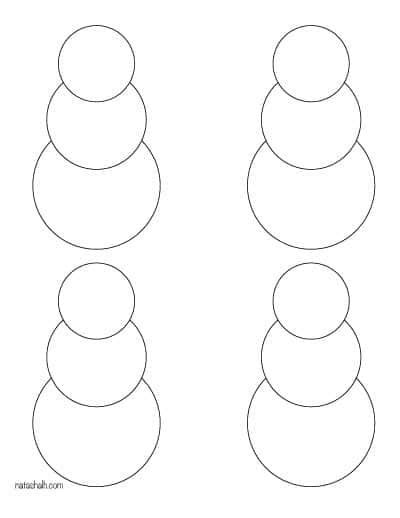printable snowman templates  images  printable crafts
