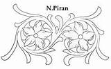 Patterns Leather Tooling Carving Flower Pattern Vine Simple Floral Sheridan Designs Style Flowers Hand Working Draw Embroidery Wood Vintage Bone sketch template