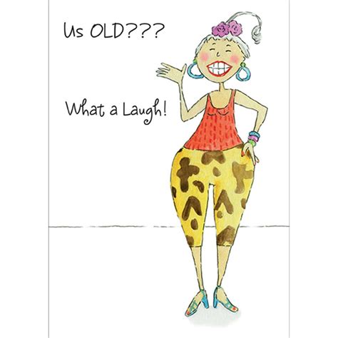 Rsvp Us Old What A Laugh Funny Humorous Feminine Birthday Card For