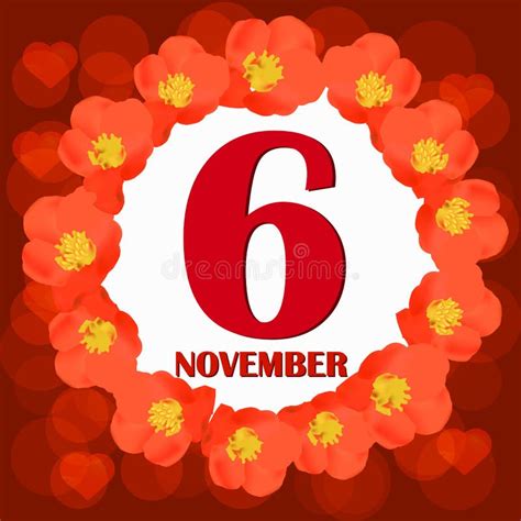 november  icon  planning important day banner  holidays  special days iilustration