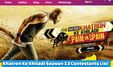 khatron  khiladi season  contestants list   start date