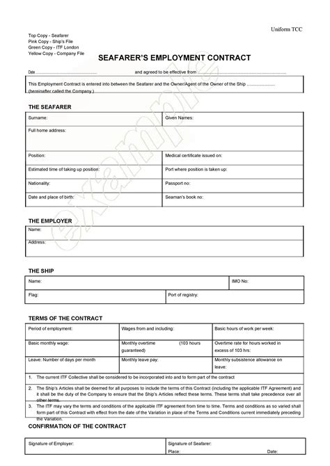 ready   employment contracts samples templates