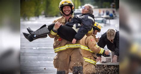Smiling Firefighter The Heartwarming Truth Behind His Grin