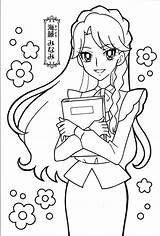 Precure Princess Coloring Pages Minami Force Glitter Go Màu プリキュア Tô 塗り絵 Prinses Mode Anime Template Bảng Chọn sketch template