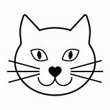 Katzenkopf Bilder sketch template