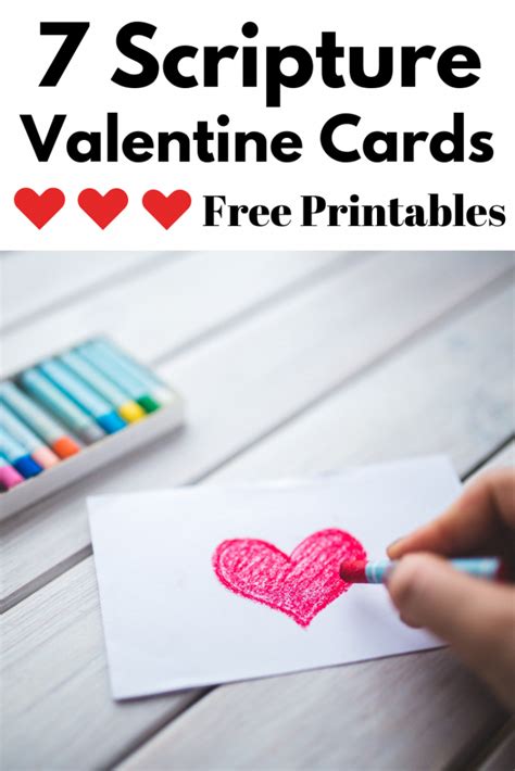 christian valentine cards   printable
