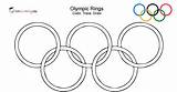 Olympic Tracing Colouring Sheet Trace sketch template