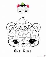 Num Coloring Noms Oni Pages Giri Series Printable Print sketch template