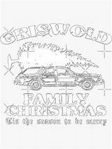 Christmas Griswold Family Sticker Redbubble Durable Resistant Laptops Removable Personalize Decorate Stickers Kiss Vinyl Windows Cut Super Water sketch template