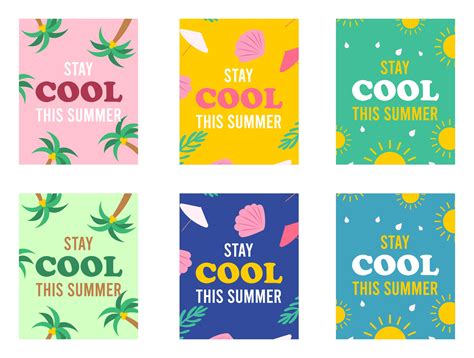 cool summer  printable tags  printable templates