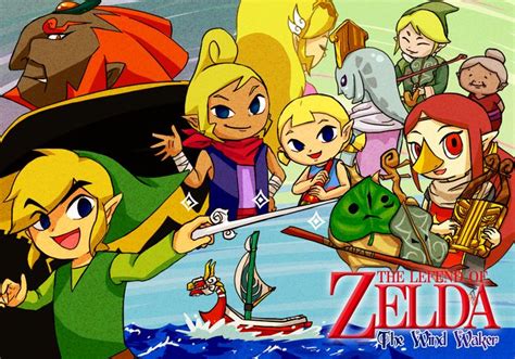 The Legend Of Zelda Wind Waker Link Aryll Grandma