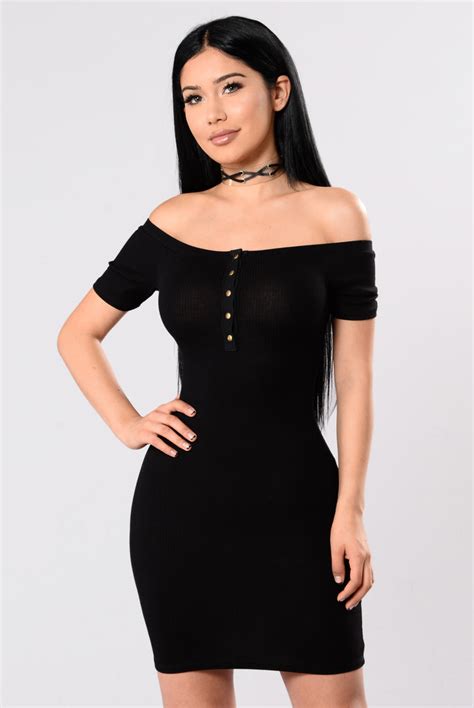 my curvy dress black