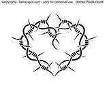 Wire Heart Barbed Barb Drawing Tattoo Tattoos Draw Drawings Designs Rose Tribal Coloring Pages Template Templates Getdrawings Visit sketch template