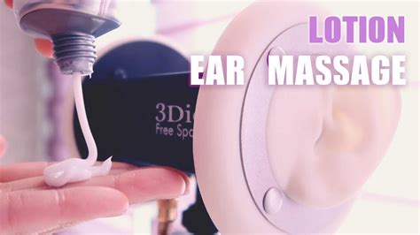 Asmr Lotion Ear Massage No Talking Youtube
