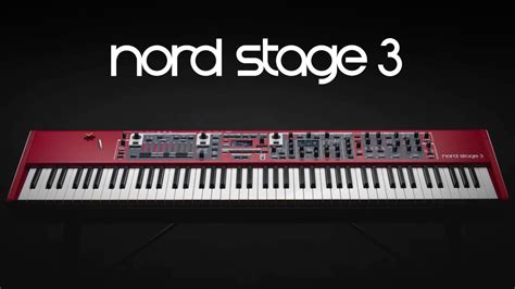 nord unveils  sexy  nord stage  keyboard   gear