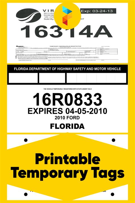 florida temporary license plate psawepl