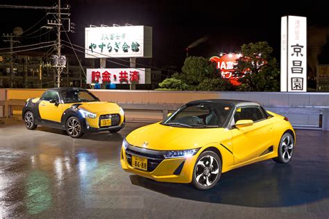 japans micro sports cars honda  daihatsu kei cars driven