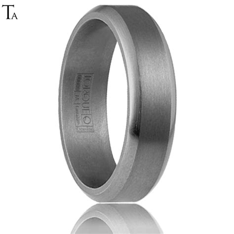 mm tantalum wedding ring  torque  crown ring ta
