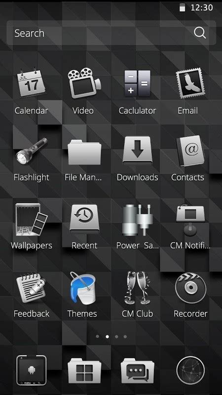 black theme  android theme  appraw