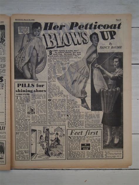 12 best 1950s reveille newspaper headlines pin ups