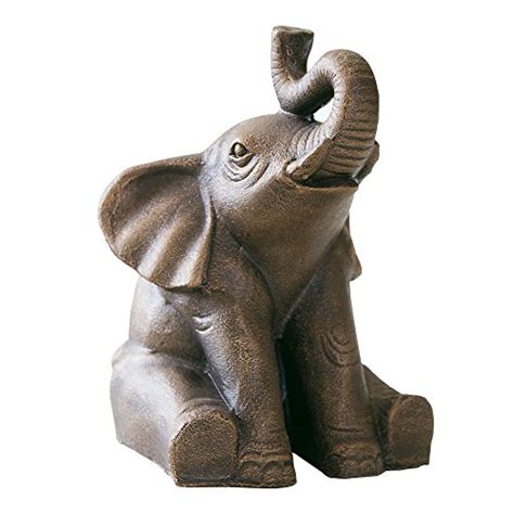 happiness good luck elephant statue home garden decor indoor outdoor  home decor elephant