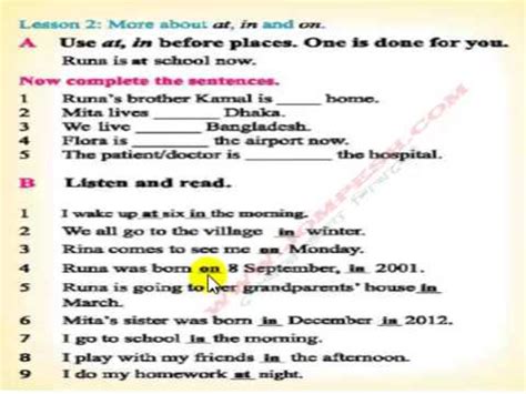 preposition exercises  class  cbse olivia rodriguezs preposition