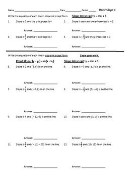 writing linear equations  tables worksheet ivuyteq