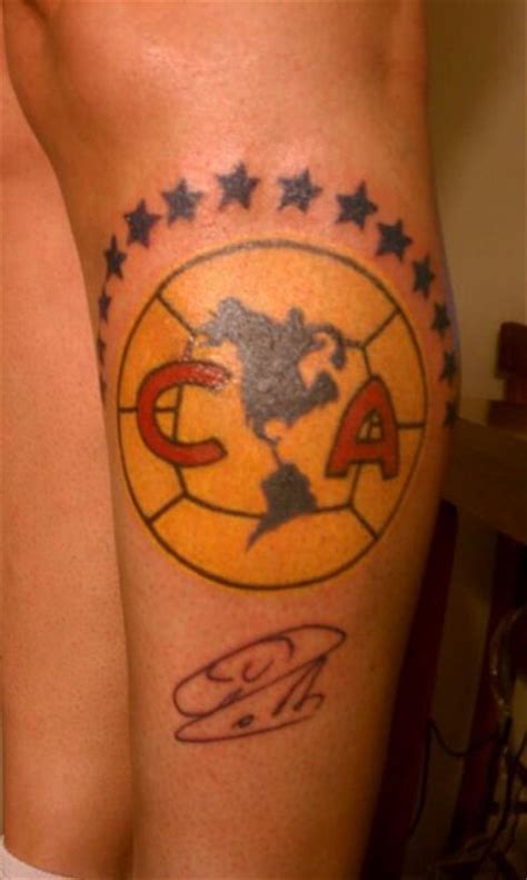 club america tattoo tatuaje escudo del club america tatuajes fotos tattoos club américa