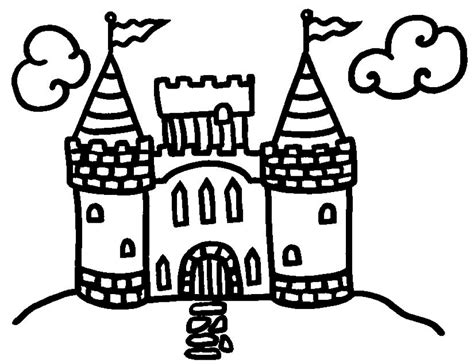 disney castle coloring pages coloring home