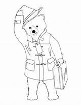 Paddington Coloring Colorare Valise Viajante Urso Bear Suitcase Valigia Atuendo Disegni Misia Colorkid Kolorowanka Ours Kolorowanki Viagem Maleta Aventuras Przygody sketch template