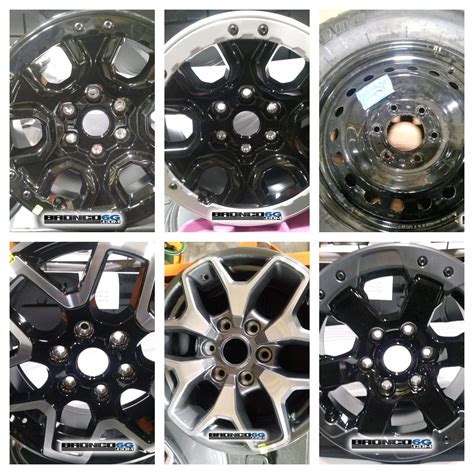 bronco oem factory rims wheels specs sizes offsets broncog  ford
