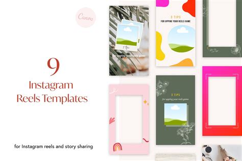 instagram reels cover templates  blooming design