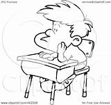 Detention School Bored Outline Cartoon Boy Clipart Royalty Illustration Toonaday Clip Rf Leishman Ron Clipartpanda 2021 sketch template