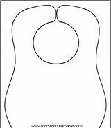 Bib sketch template