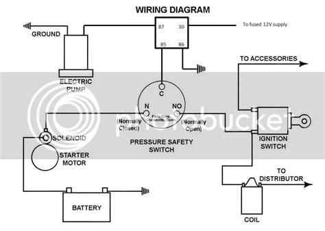 wiring diagram   electric fuel pump  relay