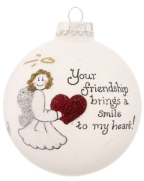friendship heart christmas ornament