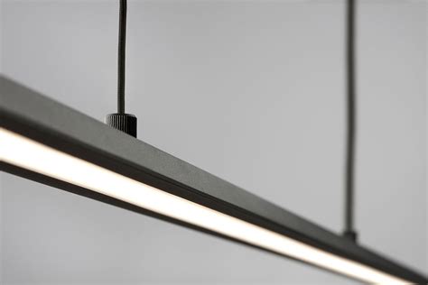luce  sospensione led lineare  alluminio slim  light point