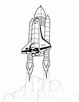 Shuttle Endeavour Landing Spacex sketch template