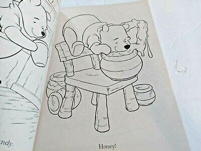 disney winnie  pooh big fun book  color unused coloring book silly