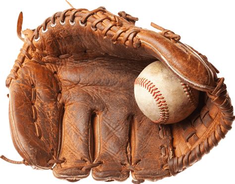 vintage baseball glove transparent png stickpng