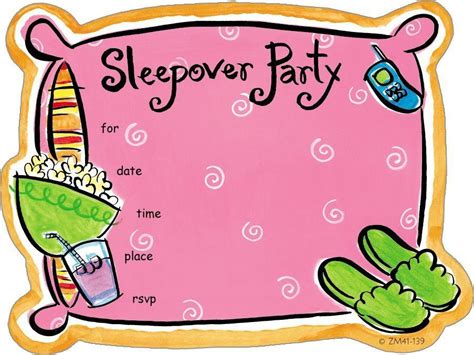 image result  slumber party  clip art slumber party birthday